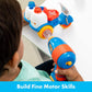 Educational Insights Design & Drill Bolt Buddies Police Motorcycle - Building Construction Toys for Toddlers 3-5, Motorcycle Toy, Kids Tool Set