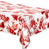 Bloody Good Plastic Table Cover - 54" x 102" (1 Count) - Perfect for Halloween Parties & Haunted Houses, Spooky & Durable