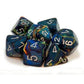 Festive Polyhedral Sunburst W/Red 7-Die Set