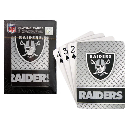 Oakland Raiders Diamond Plate Playing Cards