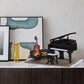 iLAND Piano Music Box & Miniature Violin w/Giftbox, 1/12 Scale Accessories of Dollhouse Piano Room with Timeless Melody The Castle in The Sky