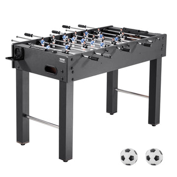 VEVOR Foosball Table, 48 inch Standard Size Table, Indoor Full Size Foosball Tables for Home, Family, and Game Room, Durable Soccer Set, Includes 2
