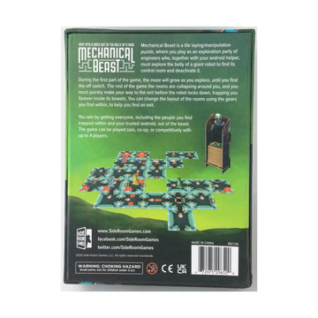 Mechanical Beast - A Solo, Coop or Competitive Tile Laying and Manipulation Puzzle for 1-4 Players