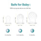 Baby Fruit Feeder Pacifier (2 Pack), Fresh Food Feeding Teether for Toddler, BPA Free, Soothing Gum Relief, Infant Silicone Teething Toy, Includes All