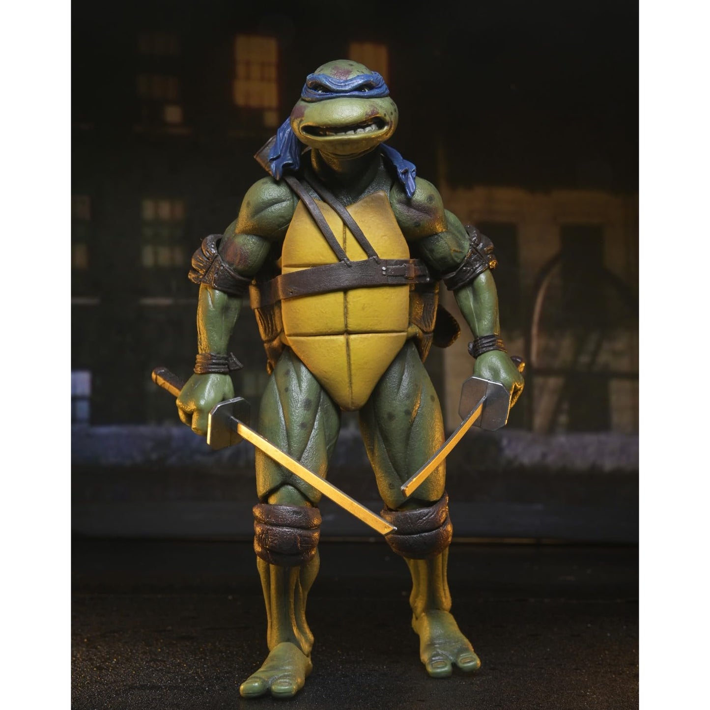 NECA Teenage Mutant Ninja Turtles Leonardo and Shredder Action Figures, 2-Pack with Accessories, Collectible Set