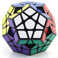 Qiheng Megaminx Speed Cube 3x3x3 Dodecahedron Puzzle Vivid Color Magic Cube Fast and Sturdy Cube Puzzle Toys Made from ABS Plastic