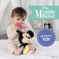 Disney Baby Minnie Mouse On The Go Activity Toy with Teething Rings, Crinkle Sounds, Mirror, and Rattle for Babies and Infants