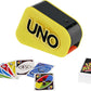 Mattel Games UNO Attack Mega Hit Card Game with Random-Action Launcher with Lights & Sounds & 112 Cards, Kid, Teen & Adult Game Night Gift Ages 7