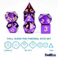 FanRoll 16mm Metal Polyhedral DND Dice Set: Purple, Role Playing Game Dice for Dungeons and Dragons