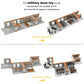 Gonsausola Military Base Building Bricks Set, Defence Base Guard Tower Guns Weapons Building Block Toy, Weapon Pack Accessories Kits Toys for Kids