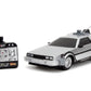 Jada Back to the Future 1:16 Time Machine RC Radio Control Car, Toys for Kids and Adults