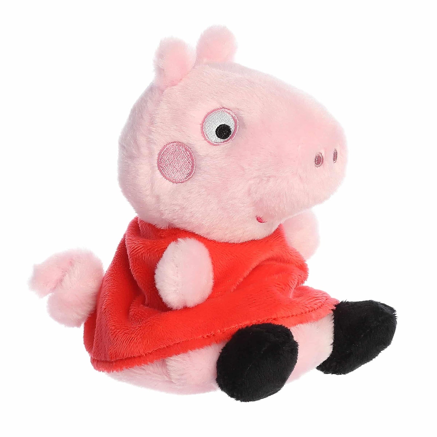 Aurora® Playful Peppa Pig™ Palm Pals™ Stuffed Animal - Officially Licensed Toys for All Fans - Perfect for Birthdays, Adults and Kids All Ages - Pink