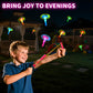 OceanWings LED Flying Set with Whistle, 25 Slingshot+25 Glow Helicopter, Flying Toy Outdoor Toy Glow in The Dark Party Supplies Party Favors Bulk