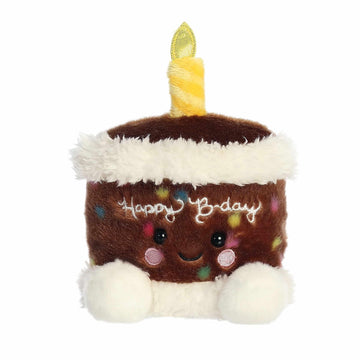 Aurora® Adorable Palm Pals™ Choco B'day Cake™ Stuffed Animal - Fun Collectible Plush for Kids and Adult Collectors - Perfect for Decorating Rooms