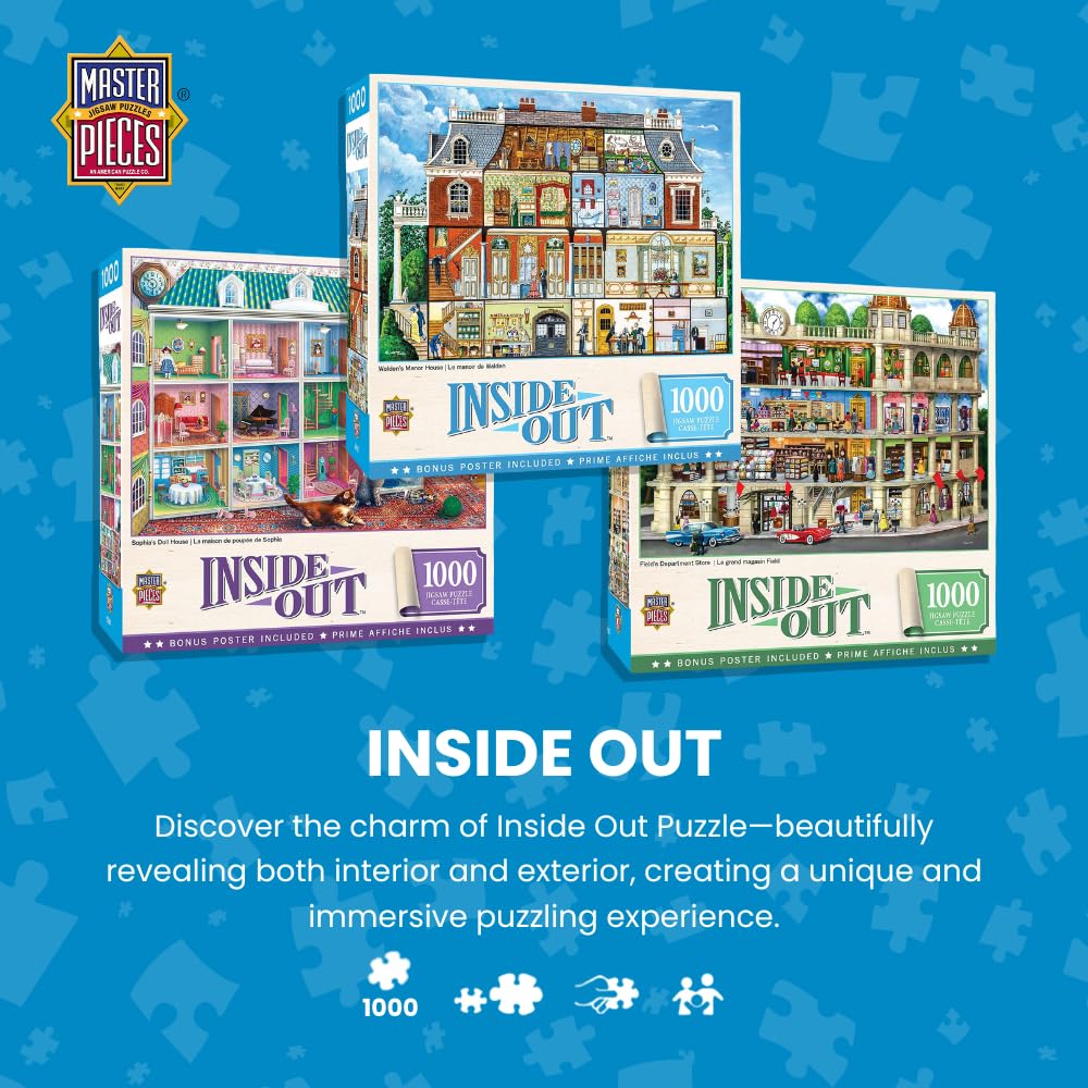 MasterPieces 1000 Piece Jigsaw Puzzle For Adults, Family, Or Youth - Fields Department Store - 19.25"x26.75"