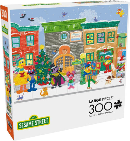Buffalo Games - Carolers on Sesame Street - 300 Piece Puzzle for Adults
