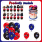 Heated Rivalry Party Decorations, Include Birthday Party Backdrop 5 x 3 FT, Latex Balloons, Cake Topper for Romance Hockey Fans Merch Gift