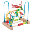 Joqutoys Bead Maze Toy for 1 2 3 Year Old Kids, Wooden Colorful Roller Coaster Circle Toys, Early Educational Toys for Toddlers, First Birthday Gifts