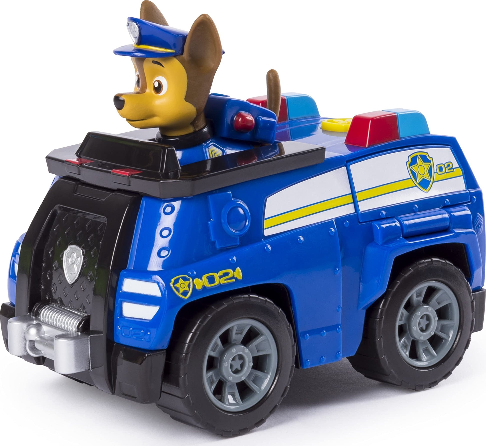 Paw Patrol Chase's Transforming Police Cruiser with Flip-Open Megaphone, for Ages 3 and Up