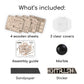 Intrism Icon - Brain Teaser Puzzle for Ages 10+ | Made in USA | DIY Model Kit & 3D Maze Game - 84 Pieces