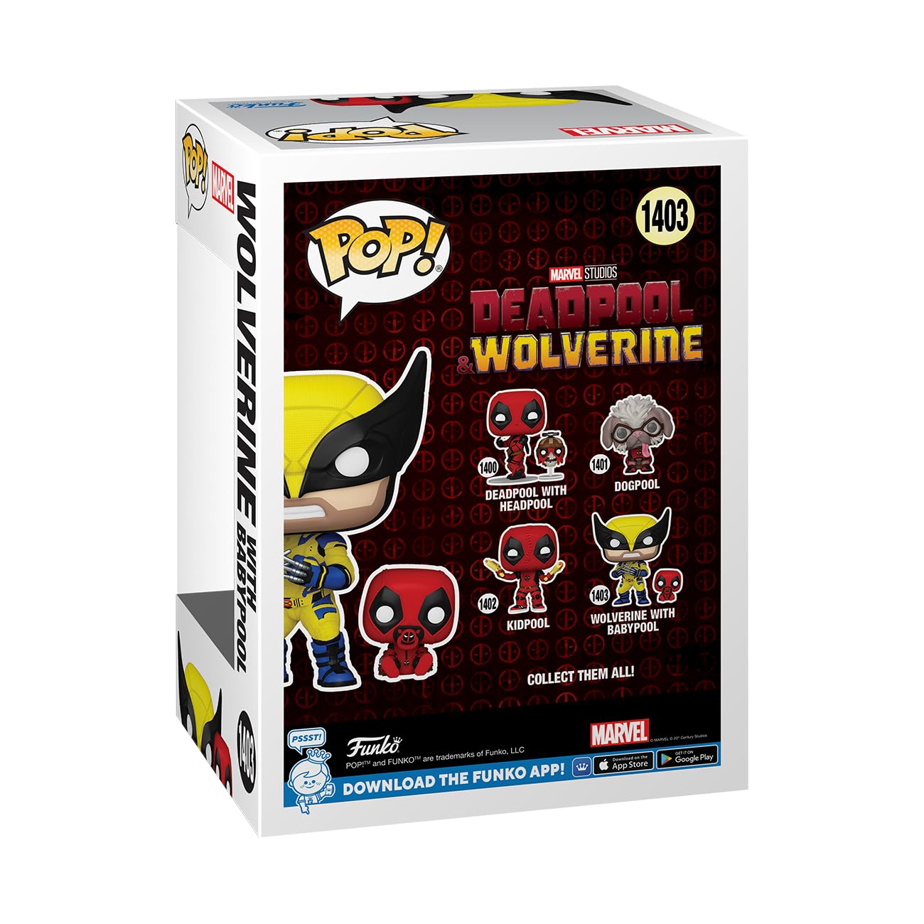 Funko POP! & Buddy: Deadpool & Wolverine - Wolverine with Babypool - Collectable Vinyl Figure - Gift Idea - Official Merchandise - for Kids & Adults