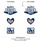 Big Dot of Happiness Happy Father's Day - We Love Dad Party Centerpiece Sticks - Table Toppers - Set of 15