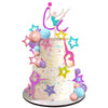 27 PCS Gymnastics Cake Toppers Gymnastics Balls Cake Decorations for Gymnastic Theme Birthday Supplies (Gymnastic)