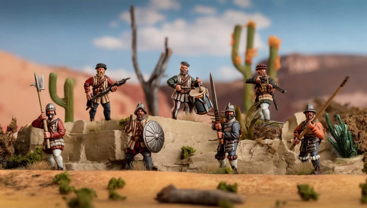 Renaissance: Conquistadors (24 Multi-Part Hard Plastic 28mm Figures)