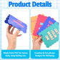 Xelbreelark Mahjong Tile Shufflers Set of 4, Ripple-Edged & Stylish Printed Design Portable Plastic Mahjong Accessories for Fast Mixing, Easy Wash