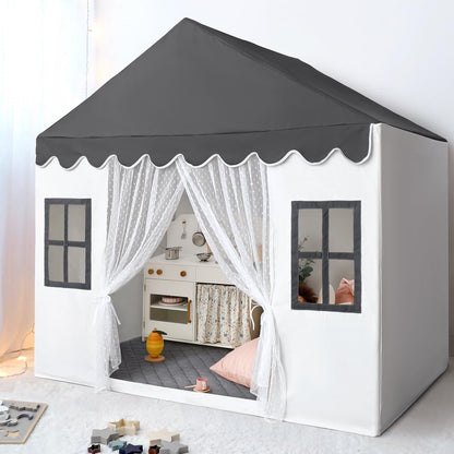 Kids Play Tent with Padded Mat, Kids Tent Playhouse Tent for Kids Ages 4-8