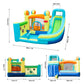 WelandFun Inflatable Water Slide Park for Kids Backyard, Inflatable Bounce House with Air Blower - Bouncy Castle with Climbing Wall, Jumping, Water