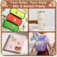 WEINSYT 3D Sticker Scene Therapy Book - DIY Miniature Craft Kit with Repositionable 3D Stickers, Stress Relief Gift for Teens & Adults
