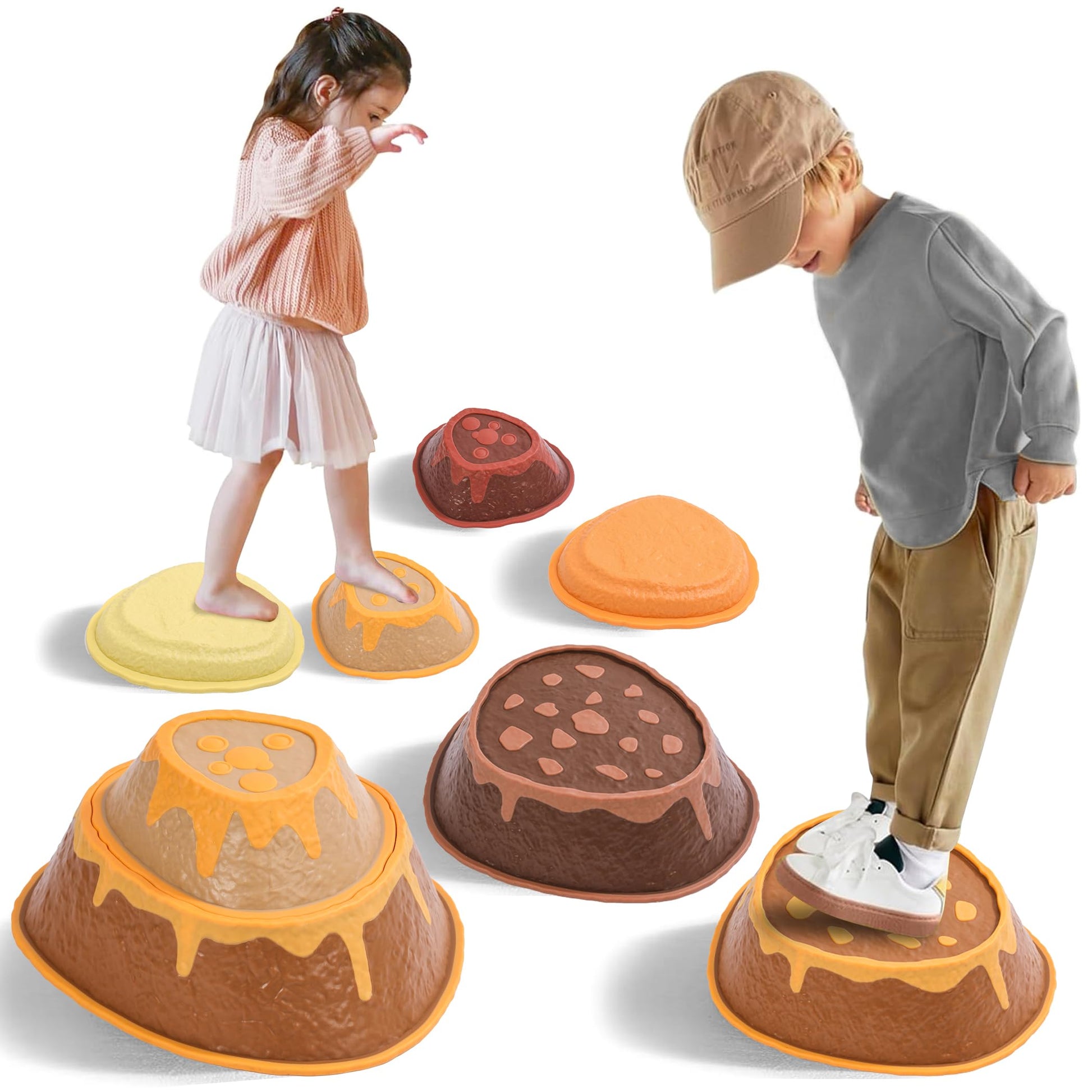 Stepping Stones for Kids, Toddler Balance Toys & Indoor Obstacle Course