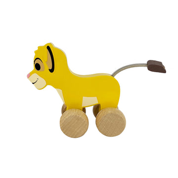Disney Wooden Toys Simba, Small 5-inch Clutch Toy Figure, Kids Toys for Ages 18 Month by Just Play