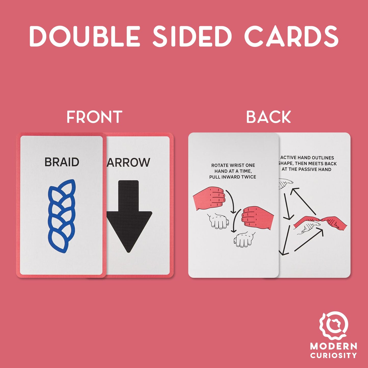 ASL Flash Cards - American Sign Language Flashcards for Beginners, Kids, Babies, and Toddlers - Learn How to Sign - Early Learning Study Materials