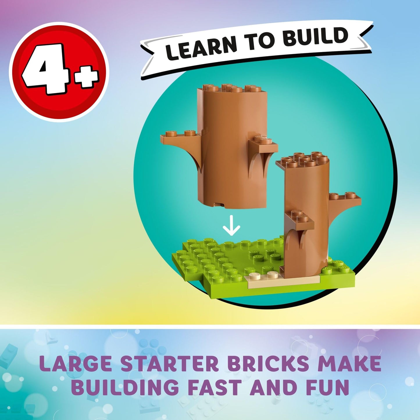 LEGO Gabby's Dollhouse Kitty Fairy’s Garden Party 10787 Building Toy with Tree House, Swing, Slide, and Merry-Go-Round, Includes Gabby and Pandy Paws
