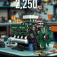Mould King 10182 V8 Engine Building Blocks Sets, MOC V8 Tank Engine Model Kit with Battery and Motor, Collectable 8-Cylinder Combustion Car Engine