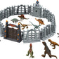 Mattel Jurassic World Dominion Advent Calendar, 24-Day Countdown, Daily Surprise of Mini Dinos, Humans & Gate Pieces, Holiday Gift