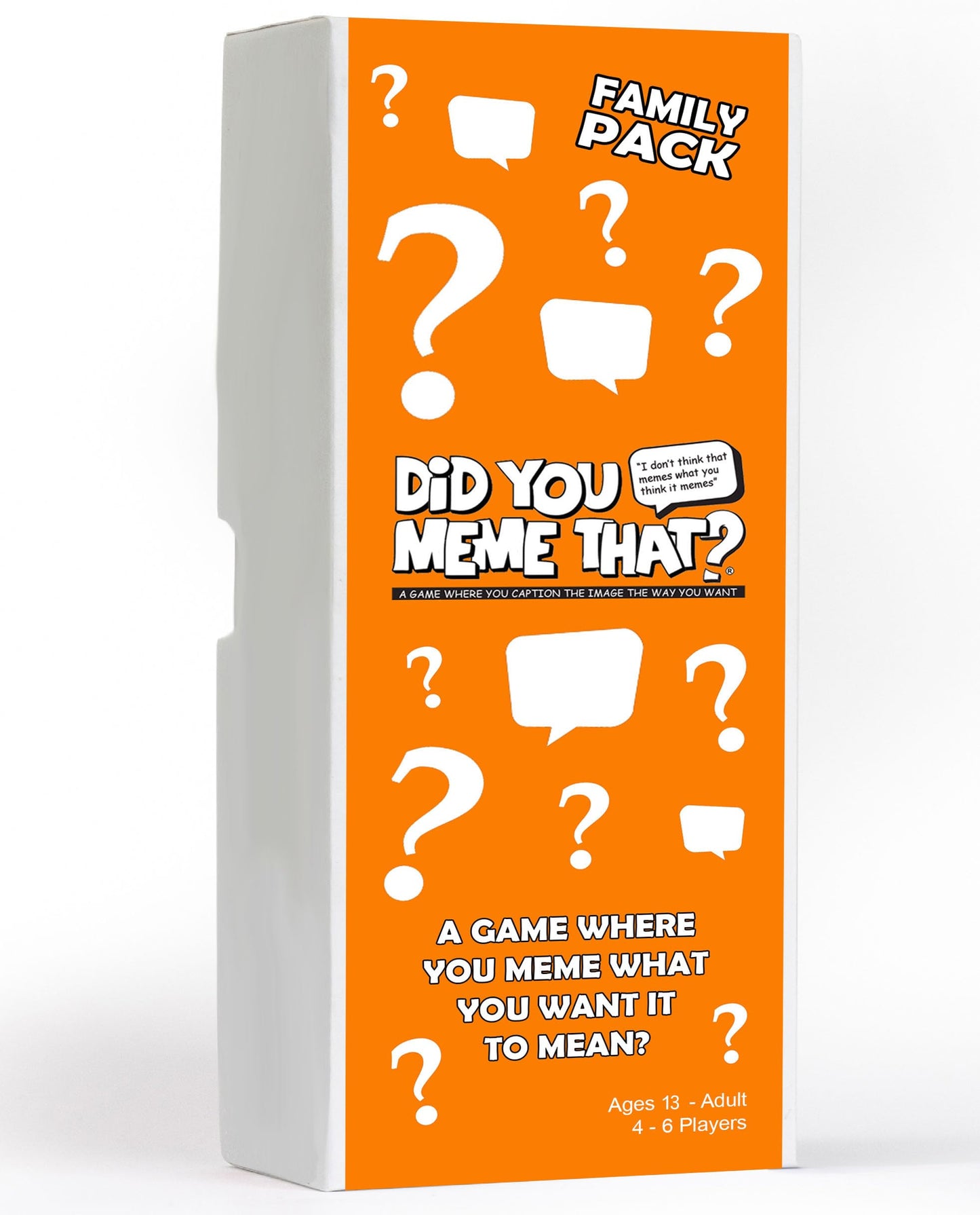 M Market On Mainstreet Did You Meme that, Party Card Game for 4-10 Players, Made in USA, Ages 13 and Up, Family Fun Caption Writing Game (Family