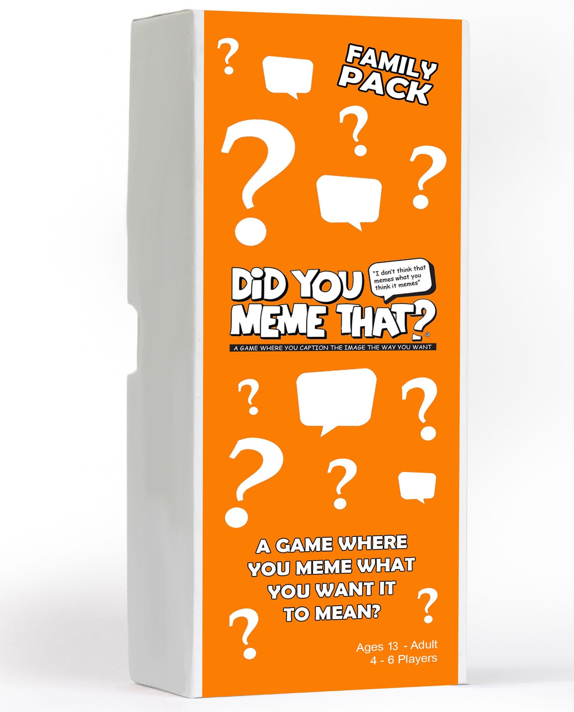 M Market On Mainstreet Did You Meme that, Party Card Game for 4-10 Players, Made in USA, Ages 13 and Up, Family Fun Caption Writing Game (Family