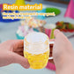 5Pcs Mini Beer Cups, Realistic Resin Dollhouse Barware for DIY Miniature Crafts, Miniature Beer Mugs Compatible with 1:12 Scale Dollhouses