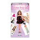 BSCOOL Sticker Dress up - Sticker Activity Book for Kids. Learn Girls Fashion Design with Stickers and Guides for Kids 5 and up. Little Designer