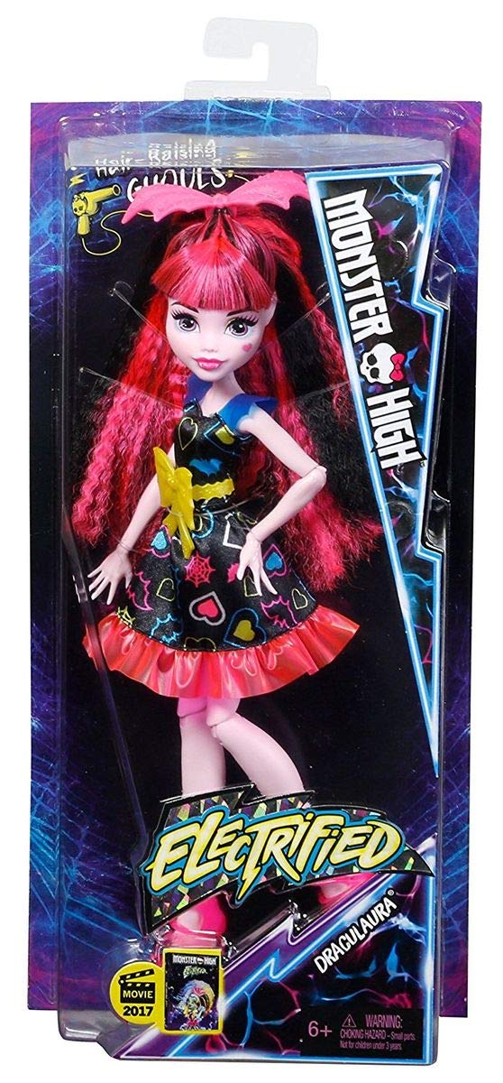 Monster High Electrified Hair-Raising Ghouls Draculaura Doll
