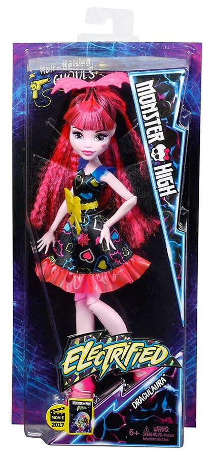 Monster High Electrified Hair-Raising Ghouls Draculaura Doll