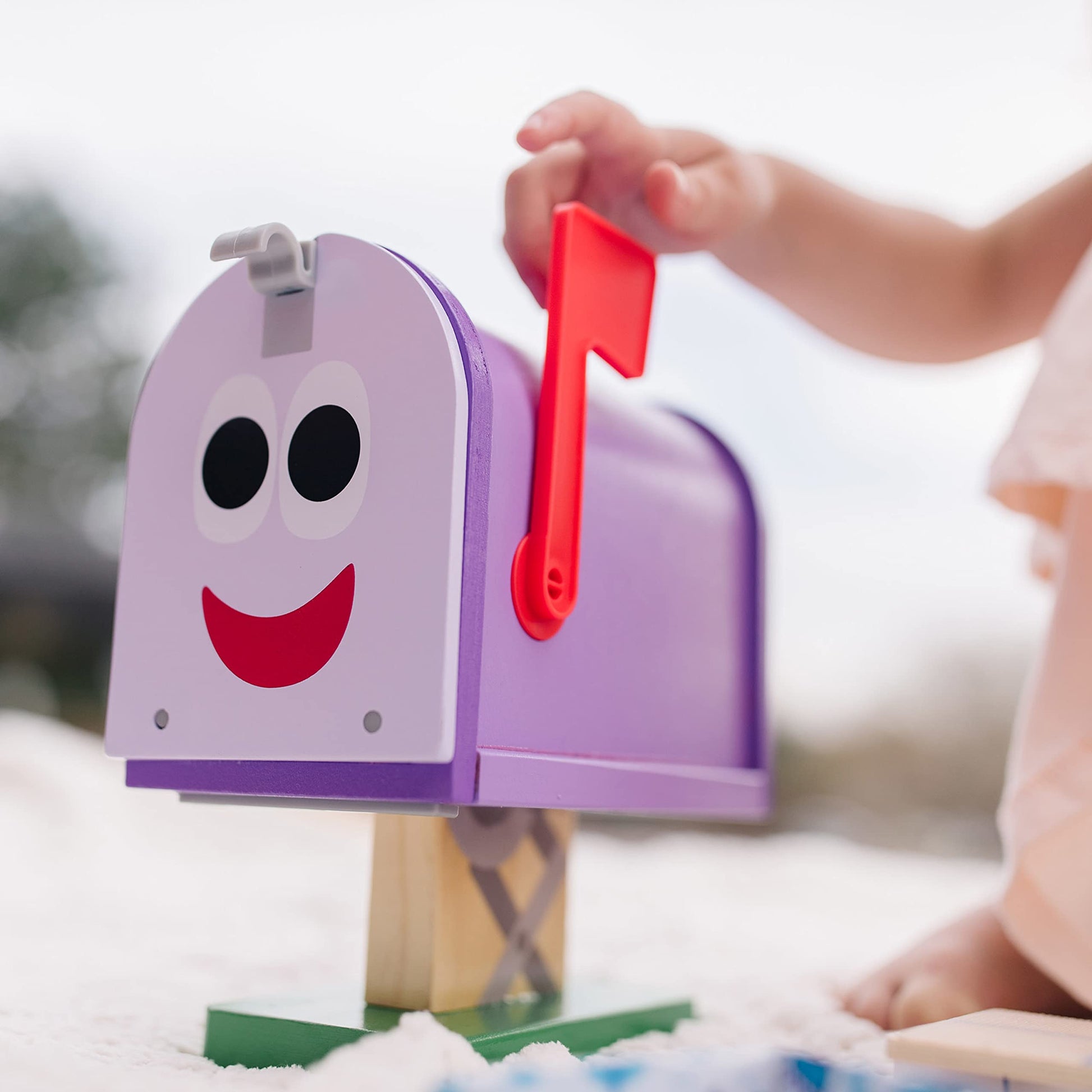 Melissa & Doug Blue's Clues & You! Wooden Mailbox Play Set (27 Pieces)