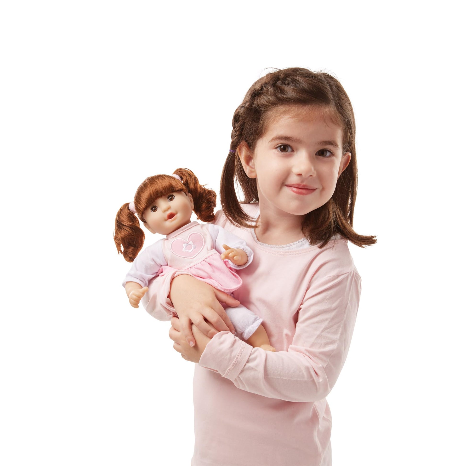Melissa & Doug Mine to Love Brianna 12-Inch Soft Body Baby Doll with Hair and Outfit