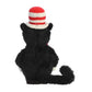 Aurora® Whimsical Dr. Seuss™ Shoulderkin™ Cat in The Hat Stuffed Animal - Officially Licensed Plush for Imaginative Play - Perfect for Kids and Adults