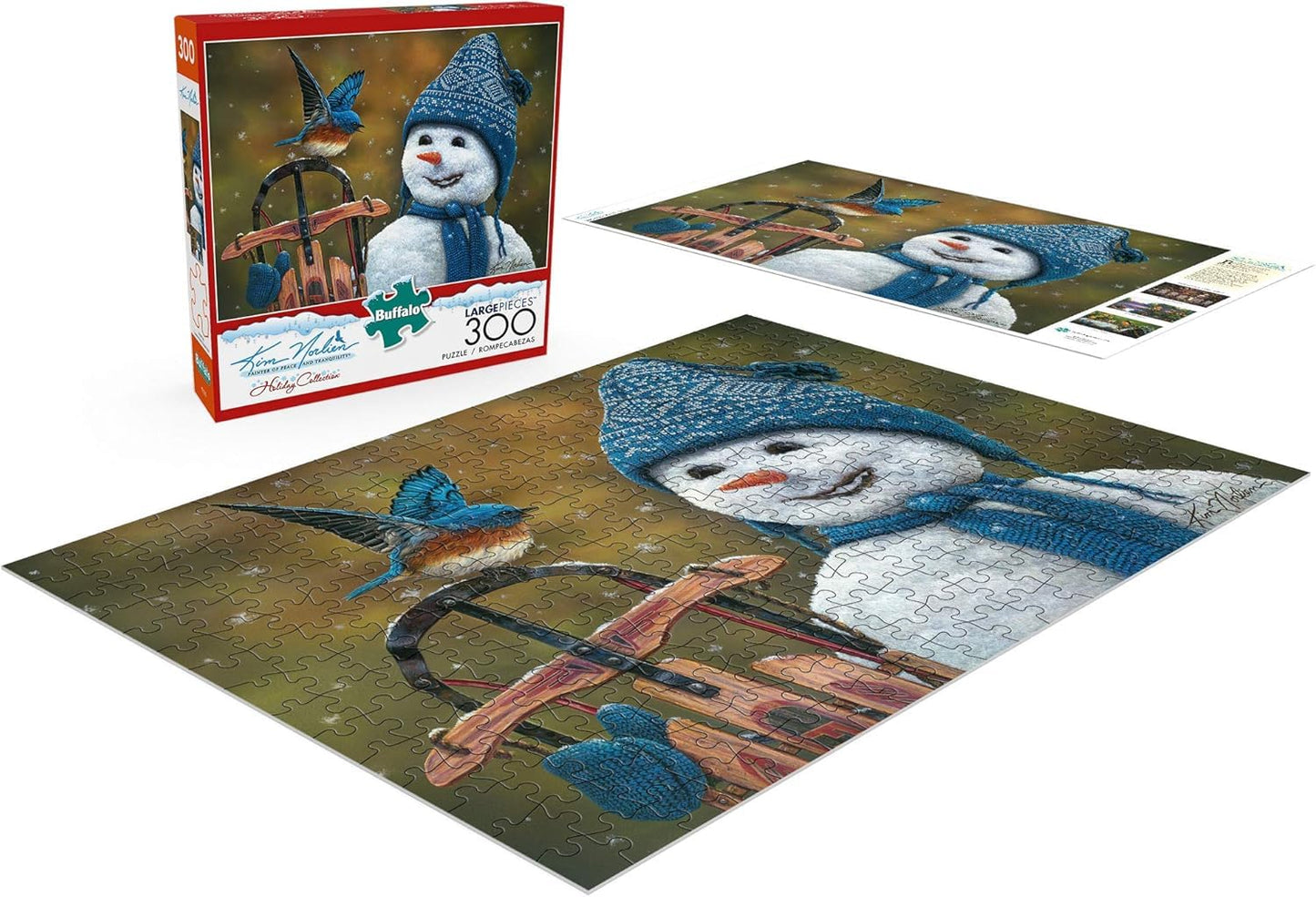 Buffalo Games - Snow Brother - 300 Large Piece Jigsaw Puzzle for Adults
