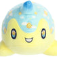 Aurora Enchanting Tasty Peach Sunny Day Nomwhal Stuffed Animal - Bright & Colorful Design - Showpiece Plush - Yellow 7 Inches