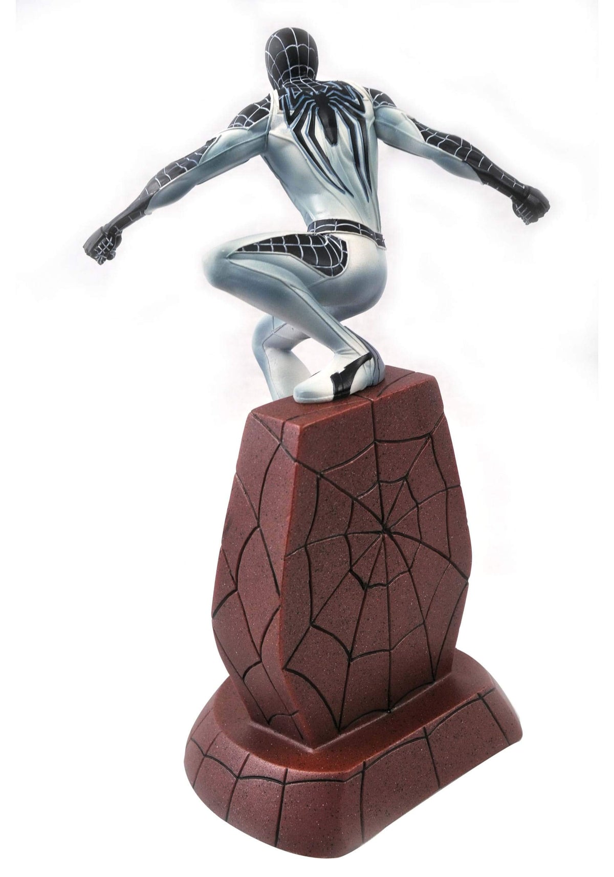 Diamond Select Toys Marvel Gallery: Spider-Man (PlayStation 4 Negative Suit Version) PVC Figure, Multicolor